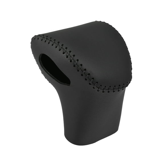 Car Shift Boot Cover Gear Knob Shifter Boot for KIA Sorento 2020-2023 Black Black Stitches Faux Leather