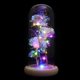 thumbnail image 2 of Gold Foil Rose Flower Glass Dome Ornament Decorative Indoor Friends 1Pc, 2 of 4