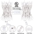 thumbnail image 5 of Minetom Clear Christmas String Lights 100 Count 26.5 Feet Incandescent Bulb Mini Lights for Indoor Xmas Tree Garland Birthday Wedding Party Festival Decoration, 2 Pack White Wire, 5 of 9