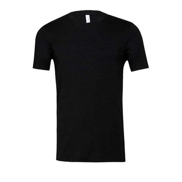 Bella + Canvas Hombres 3.4 oz. Camiseta Triblend (3413C) negro HTHR triblnd 3XL bella lienzo 3413