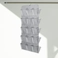 thumbnail image 2 of Hanging Shoe Rack, Shoe Storage Closet, Dual Sided, Large Capacity, Hanging Shoe Light Gray, 2 of 8
