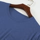 thumbnail image 4 of Pijama de manga corta para hombre, cuello redondo, manga corta, con bolsillo, para el hogar, fino, Mordai, 4 of 8