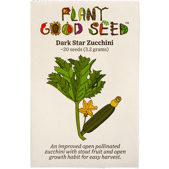 Dark Star Zucchini Seeds