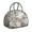 Grey-25, variant on Tropical Paradise Lunch Bag - Hibiscus & Palm Leaves Print, Vibrant Insulated Tote for Resort Vibes