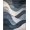 Gray, Pattern 2, variant on ODIKA 4' x 6' Machine Washable Non-Slip Area Rug, Modern Waves High Traffic Rug, Gray, 270847