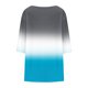 thumbnail image 5 of mfyjkho Tops Para Hacer Ejercicio, Camiseta Informal Con Degradado Para Mujer, Manga Tres Cuartos Y Cuello Redondo Tops Para Hacer Ejercicio Xxxl, 5 of 6