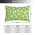 thumbnail image 2 of Naloa Green White Flowers Pillow Covers, Throw Pillow Case Cushion Covers,Cushion for Bedroom,Couch,Home-14"x20", 2 of 6