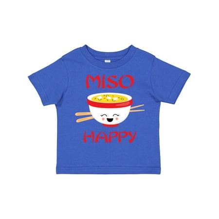 

Inktastic Kawaii Miso Happy Gift Toddler Boy or Toddler Girl T-Shirt