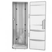 Eotvia USB Mini Refrigerator with Shelves, ABS White, 1.81 lbs
