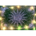 thumbnail image 2 of ICC Sun and Moon Tapestry, Black and White Tapestries Mystic Burning Sun with Star Wall Hanging decor for Bedroom 30 x 40 Inches, 2 of 4