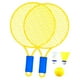 thumbnail image 2 of Raquetas de tenis para niños con pelota, raquetas de bádminton para deportes de interior y amarillo, 2 of 9