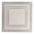 thumbnail image 4 of Luminario Plafón Cuadros Relieve Lamina Acero Plata Maxxi, 4 of 4