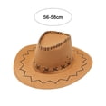 thumbnail image 2 of Sombreros de sol para hombres y mujeres con circunferencia de 56-58 cm, sombreros de sol de verano para exteriores con protección solar y ala grande, 2 of 5