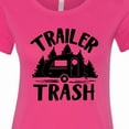 thumbnail image 4 of Inktastic Trailer Trash Camping Humor Women's T-Shirt, 4 of 5