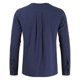 thumbnail image 3 of Camisas s Para Hombre Manga Larga Camisa de lino y algodón a la moda para hombre, camiseta de Yoga étnica de playa de Color sólido de manga larga (Navy, M), 3 of 7