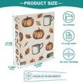 thumbnail image 3 of FORMRS 3 Ring Binder 1.5 inch with Pockets Set of 2 Clip Board 200 Sheets Capacity, Fall Leaves, 3 of 8