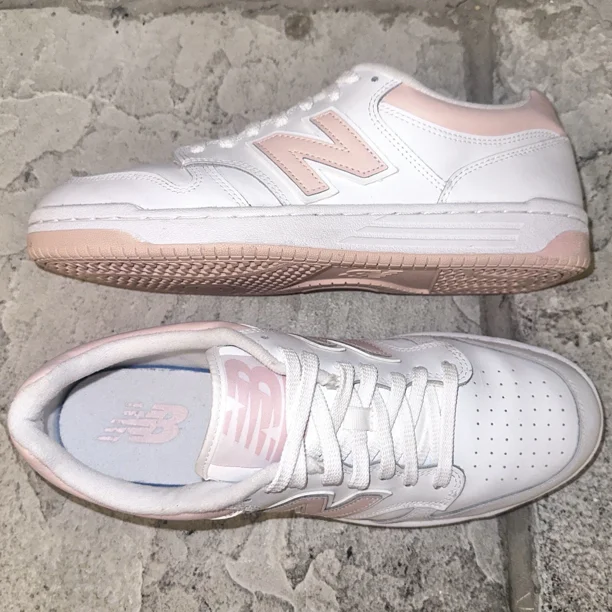 Mint 2022 New Balance 480 Pink Haze Leather Retro Sneakers Shoes 11 D BB480LPH