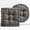 Dark Grey, variant on 2 Pack Meditation Floor Pillow Large Square and Round Floor Cushions for Adults Yellow Corduroy Floor Seat Pillows Cushion for Living Room Balcony Tatami Yoga,18x18 Inch