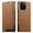 Brown, variant on Dierfeng Leather For Apple iPhone 16 Pro Max Wallet Case with RFID Blocking, Wallet for Women Men Card Holder Magnetic Clasp Kickstand Folio Case,Purple,For iPhone 16 Pro Max