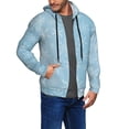 thumbnail image 2 of Kdxio Snowflake Snowing Print Men Hoodies Casual Hoodies for Men with Zip Pockets Full Zip Long Sleeve Sweatshirt Sports Hooded Jacket-Medium, 2 of 5