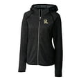 thumbnail image 2 of Women's Cutter & Buck  Heather Charcoal Frisco RoughRiders Mainsail Sweater Knit Raglan Full-Zip Hoodie, 2 of 3