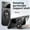 Black_Free Size, variant on Kchsji Case Cover for iPhone 14 Pro Max, 68" Gyroscope Stand Magnetic Cover, Adjustable Viewing Angles, Finger Stress Reliever, Wireless Charging Compatible, Camera Protection, Fashionable Design