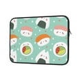 thumbnail image 2 of Bingfone Kawaii Sushi Laptop Sleeve Case 15 Inch, 360° Protective Computer Carrying Bag, 2 of 9
