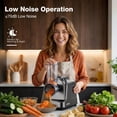 thumbnail image 4 of VAVSEA Electric Cheese Grater, Salad Maker with 5 Different Blades, 400W Slicer Shredder for Home Kitchen Use, One-Touch Control Electric Grater for Kitchen, Cheese, Fruits, Vegetables, 4 of 10