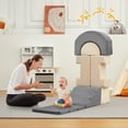 thumbnail image 1 of EDTara Home Foam Climbing Blocks Playset for Toddlers, 7pcs Soft Foam Building Blocks, Indoor Activity Set With Slide, Stairs, and Ramp for Home, Kindergarten, or Playground, 1 of 8
