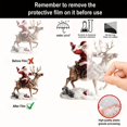 thumbnail image 5 of Kezqiaxn Christmas Decorations, Santa Claus and Reindeer Tabletop Ornament, Santa Figurine Acrylic Table Top Ornament Decoration for Kitchen Mantle Shelf Office Home Decor, 5 of 5