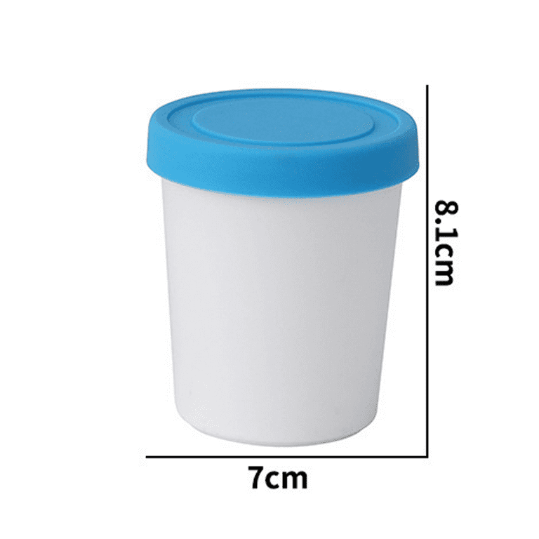 Ice Cream Containers Set For Homemade Ice Cream, Reusable Bpa Free Ice  Cream Containers, With Silicone Lids, Round Freezer Storage Containers For  Sorbet, Gelato, Frozen Yogurt, Sherbet, Kitchen Accessaries, Chrismas  Halloween Party
