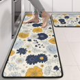 thumbnail image 2 of Kitchen Rugs Sets Of 2,Pioneer Flower Floral Print Pattern Anti Fatigue Kitchen Mat Rugs Non Slip Washable,Decorative Kitchen Floor Mats for Kitchen,Sink,Laundry,17X47 Inch, 2 of 5