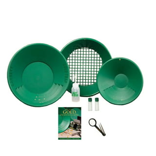  8 Piece Professional Gold Pan Kit with 10 and 12 Panning  with Sifting Pan & Prospecting Accessories : Patio, Lawn & Garden