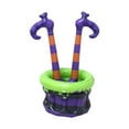 thumbnail image 2 of Enfriador inflable con forma de patas de bruja para Halloween, cubo de hielo, enfriador de bebidas portátil para decoración de fiestas de Halloween,, 2 of 8