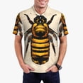 thumbnail image 1 of Balery Honey Bee Camisa Polo de Hombre con Estampado, de Manga Corta y Tejido Medio, Camisa Tipo Golf Polo-4X-Large, 1 of 6