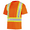 Orange, variant on JORESTECH High Visibility Short Sleeve Safety T-Shirt, ANSI/ISEA 107-2020 Two-Tone Reflective Work Shirt with Pocket