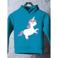 thumbnail image 3 of Playful Unicorn Hoodie Toddler -Image by Shutterstock,  4 Toddler, 3 of 4