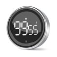 thumbnail image 1 of Digital Kitchen Timer Rotation Countdown Timer Magnetic Countup Timer with 3-Level Volume Adjustable Large Led Display for Study/, 1 of 5