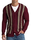 06-Stripe Wine Red
