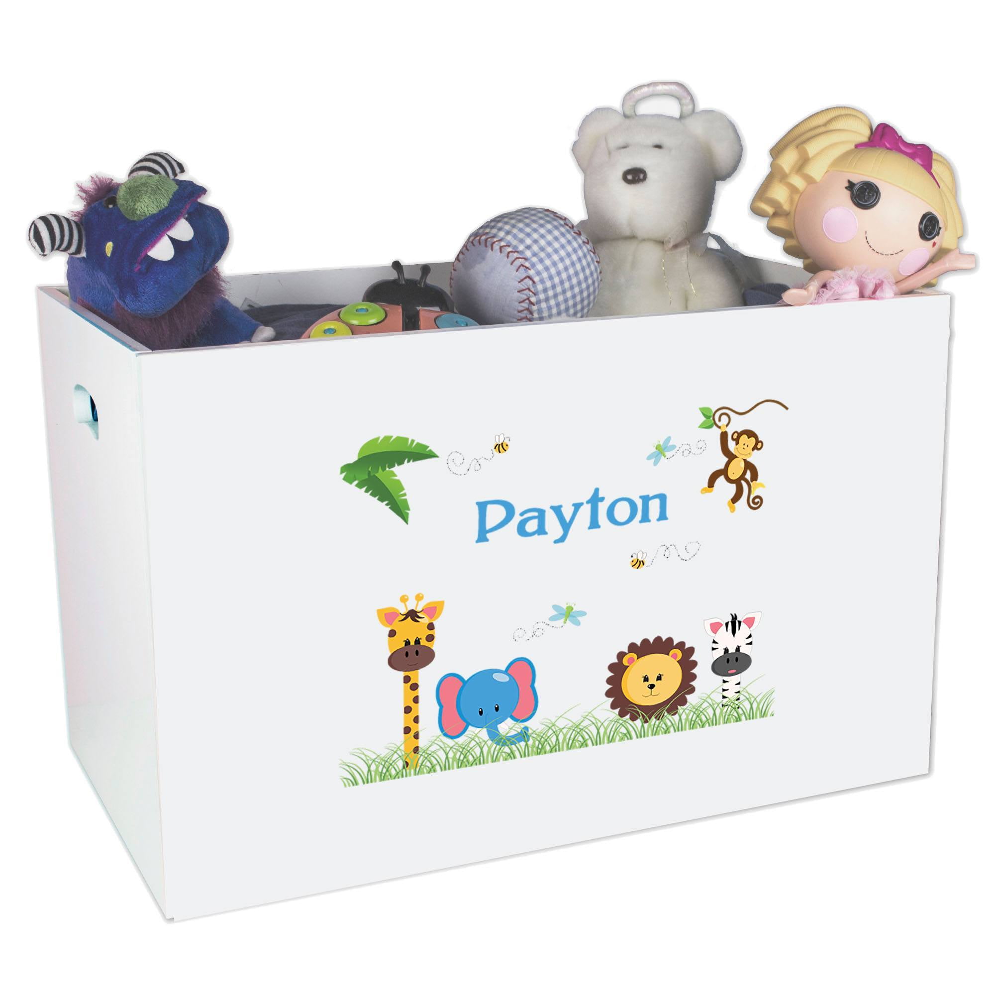 jungle animal toy box