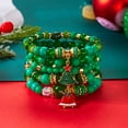thumbnail image 5 of SPEKSEE Christmas Bracelets Set Stack Snowflake Tree Beaded Stretch Bracelet Christmas Costumes Bracelet Jewelry Gifts(5Pcs), 5 of 6