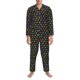 thumbnail image 3 of Balery Colorful Paw Pijama para Hombre de Dos Piezas con Manga Larga, Conjunto de Dormir y Descanso Suave con Bolsillos-XX-Large, 3 of 7