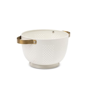 Thyme & Table Luxe Stainless Steel Colander with Gold Handles