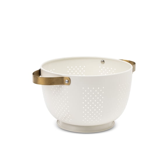 Thyme & Table Luxe 5QT Stainless Steel Colander with Gold-Tone Handles