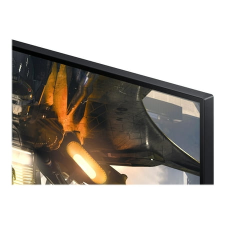 Samsung - Odyssey 27” IPS LED QHD FreeSync Premium & G-Sync Compatible Gaming Monitor with HDR (Display Port, HDMI) - Black