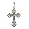thumbnail image 5 of Auriga Fine Jewelry 925 Sterling Silver Antiqued Cross Pendant for Women, 5 of 6
