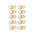 thumbnail image 2 of ruzhgo 10PCS Ring Buckle Figure D Anchors Rings Wear Resistance Solid Color Portable Binding Buckles Bag Shoes Picture Frame Silver Golden, 2 of 6