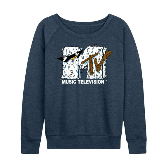 MTV - Snowman - Women's Lightweight French Terry Long Sleeve Shirt