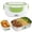 Green, variant on Electric Heated Lunch Box 40W Portable Food Warmer 110V with Stainless Steel Container for Car, Truck, Office Use (Dark Green)
