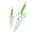 Green&White, variant on 2-Piece Ceramic Knife Set 6" Chef Knife and 3" Paring Knife Sharp Kitchen Knives Rust Proof Stain Resistant Vegetables Cooking Tool